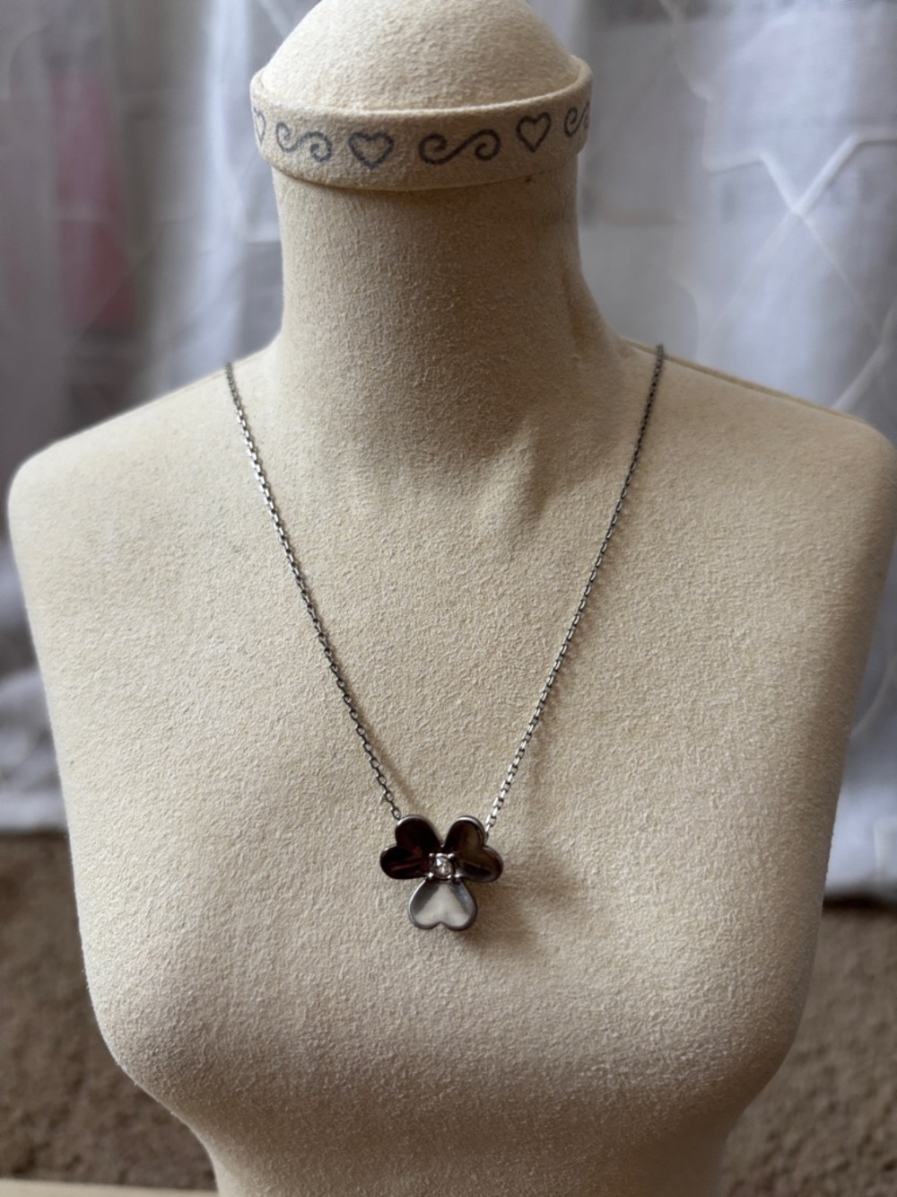 Retired MFIL Silver Tone Necklace